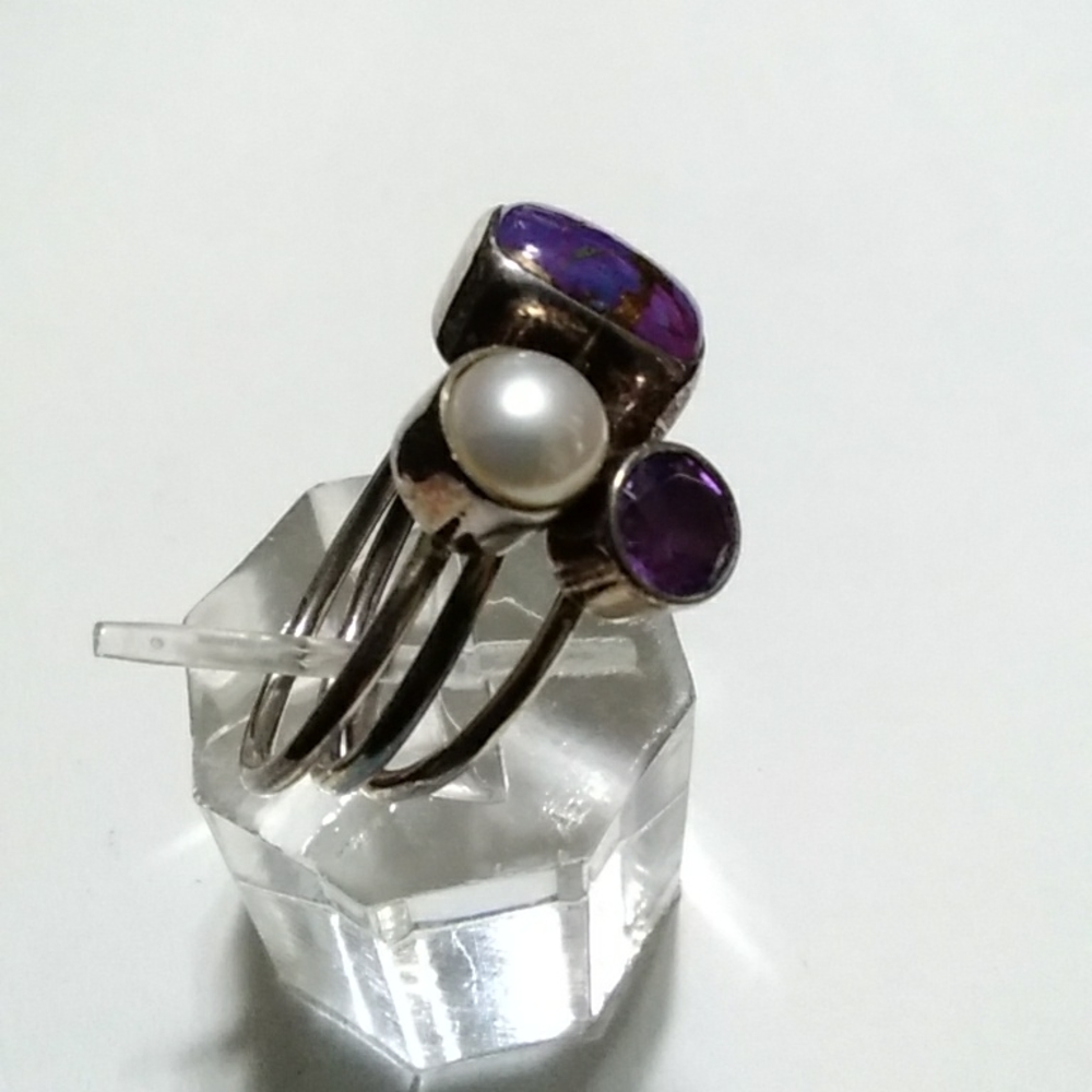 Gemstone Ring Set - image 3